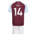 Aston Villa Pau Torres #14 Dětské Oblečení Domácí Dres 2024-25 Krátkým Rukávem (+ trenýrky)